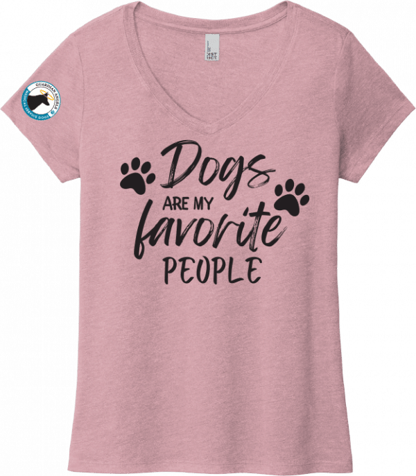 Dog are my favorite people V-Neck Tee
