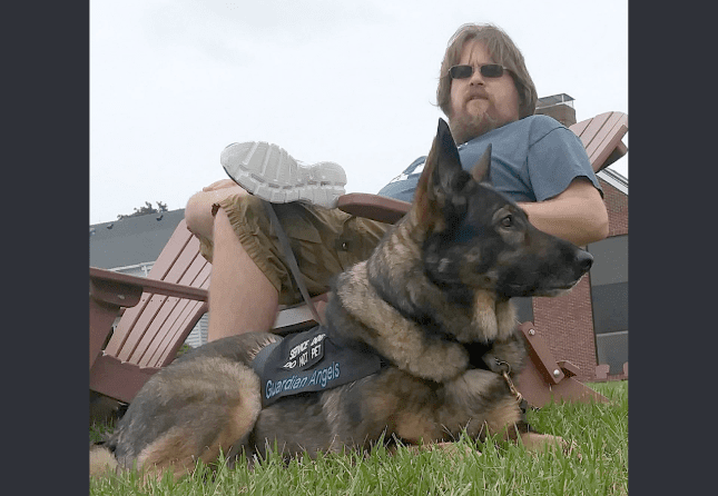 Regis Chey Service dog pairing